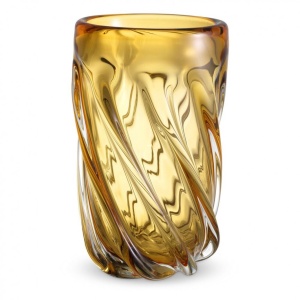 Vaza flori, Vas decorativ Angelito L, galben 115690 HZ