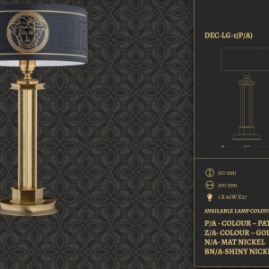 Veioza design clasic realizata manual Decor 76452 universul-luminii.ro