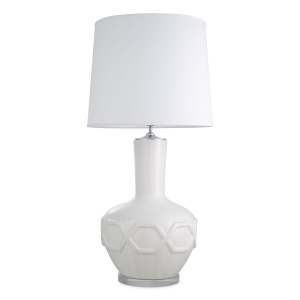 Veioza din portelan, Lampa de masa ultra-chic Lambert, H-112cm 100182 universul-luminii.ro