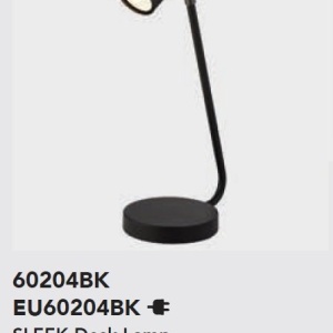 Veioza/Lampa de birou minimalista Sleek negru 140102 universul-luminii.ro