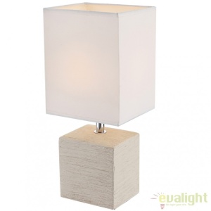 Veioza / Lampa de masa cu design modern, Geri 21675 GL