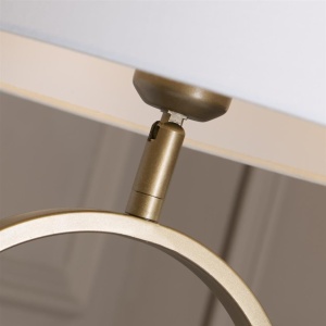 Veioza/Lampa de masa decorativa Modish bronz/alb - Img 4