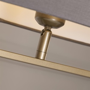 Veioza/Lampa de masa decorativa Sleek bronz/gri - Img 4