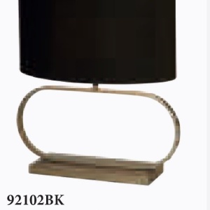 Veioza/Lampa de masa decorativa Sleek bronz/negru - Img 5