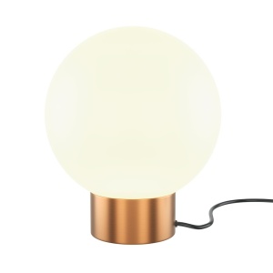 Veioza/Lampa de masa design decorativ Basic alb/auriu