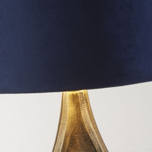 Veioza/Lampa de masa design decorativ Bucklow, navy 139862 universul-luminii.ro