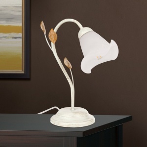 Veioza/Lampa de masa design elegant SISI ivory-gold 156762 universul-luminii.ro