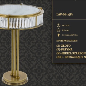 Veioza, Lampa de masa design LUX realizata manual LAVONE 87712 universul-luminii.ro