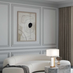 Veioza, lampa de masa design modern Bianco alama, alb 212532 universul-luminii.ro