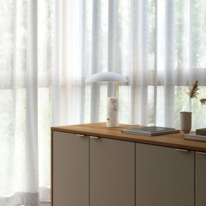 Veioza, lampa de masa design modern Mademoiselle alb 109242 universul-luminii.ro