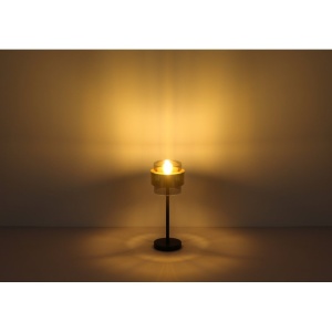 Veioza, lampa de masa design modern MILLEY negru, auriu 210502 universul-luminii.ro