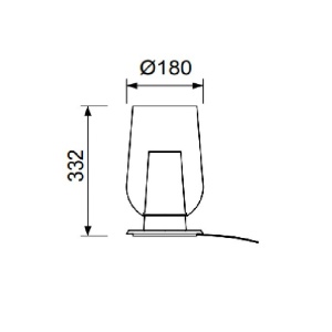 Veioza, Lampa de masa design modern Nora alb/ lemn 131622 universul-luminii.ro