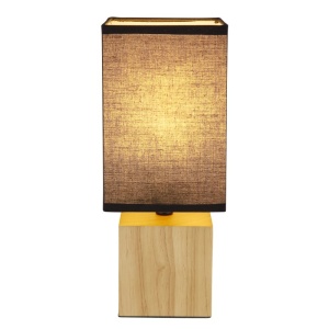 Veioza, lampa de masa design modern Valentino natur 135652 universul-luminii.ro