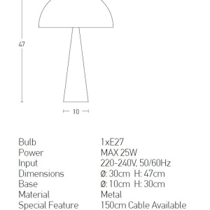 Veioza, lampa de masa design modern Valkeri negru 67272 universul-luminii.ro