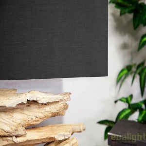 Veioza / Lampa de masa design rustic Riverine negru A-17327 VC 172732 universul-luminii.ro