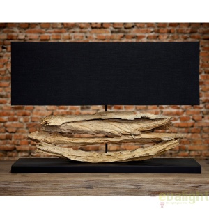 Veioza / Lampa de masa design rustic Riverine negru A-17327 VC 42552 universul-luminii.ro