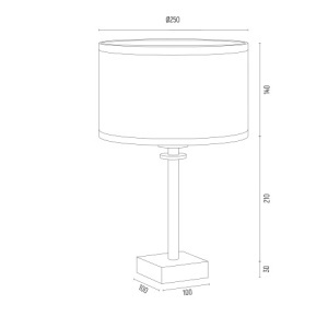 Veioza, lampa de masa eleganta ABBANO 204912 universul-luminii.ro