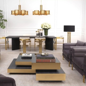 Veioza, Lampa de masa inalta design LUX Condo negru 108932 universul-luminii.ro