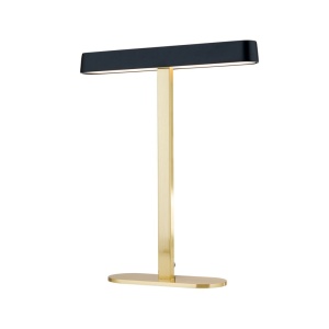 Veioza/Lampa de masa LED moderna AUFTAKT auriu/negru 155682 universul-luminii.ro