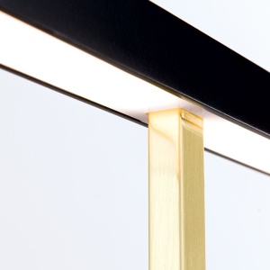 Veioza/Lampa de masa LED moderna AUFTAKT auriu/negru 234052 universul-luminii.ro
