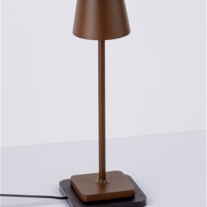 Veioza/Lampa de masa LED portabila exterior IP54 DECK maro 238412 universul-luminii.ro