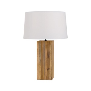 Veioza/Lampa de masa lemn design decorativ DALLAS 156652 universul-luminii.ro
