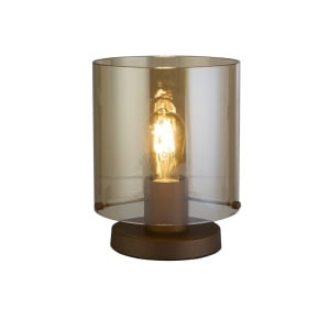 Veioza, Lampa de masa moderna Sweden 1L moca, chihlimbar 236102 universul-luminii.ro