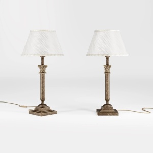 Veioza, Lampa de masa stil italian din alama Classic - Img 3