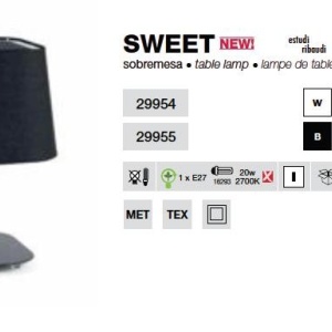 Veioza, lampa de masa Sweet 29955 51302 universul-luminii.ro