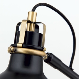 Veioza/Lampa din metal reglabila stil vintage SCHILLER negru/patina 235532 universul-luminii.ro