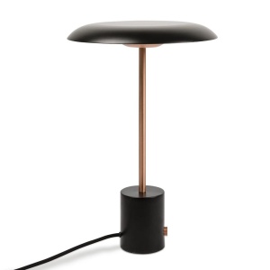Veioza LED design deosebit HOSHI negru/cupru 28388