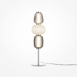 Veioza LED design modern decorativ Pattern crom - Img 3