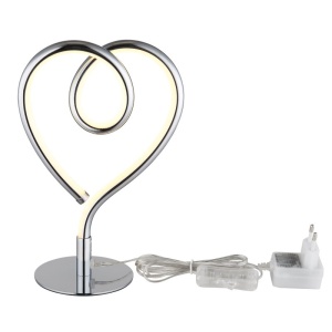 Veioza LED Lampa camera copii metal crom AMORE 250552 universul-luminii.ro