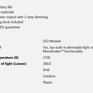Veioza LED portabila de exterior design nordic IP44 Sponge Battery gri 241692 universul-luminii.ro