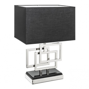 Veioza moderna Leonor 56cm, argintiu A-39097 VC