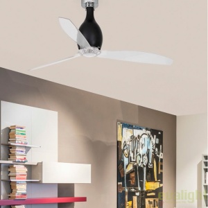 Ventilator cu telecomanda ETERFAN MINI negru mat 32027 49192 universul-luminii.ro