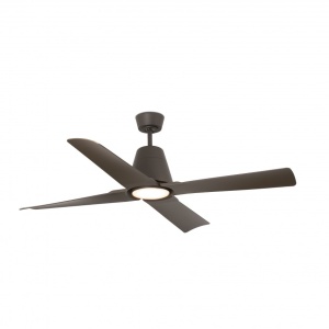 Ventilator de tavan cu telecomanda de exterior IP44 design modern TYPHOON maro