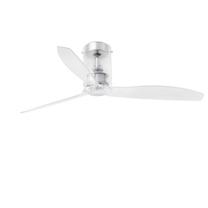 Ventilator de tavan modern cu telecomanda MINI TUBE FAN Transparent 33393