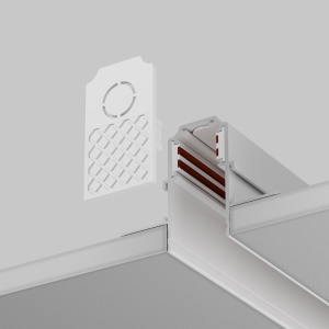 Accesoriu, Capat decor pentru pentru sinele magnetice incastrabile Exility - Img 4