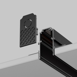 Accesoriu, Capat decor pentru pentru sinele magnetice incastrabile Exility - Img 4