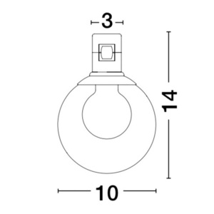 Accesoriu, Corp de iluminat pentru sistemul magnetic PUZZLE si GRAMMI, Minimal negru 80183 universul-luminii.ro