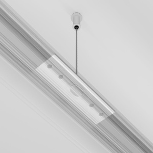 Accesoriu, Kit alb suspendare pentru sina magnetica Exility - Img 2