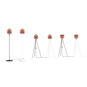 Accesoriu lampadar, Trepied negru pentru abajurul cu pene Eos si Silvia 173933 universul-luminii.ro