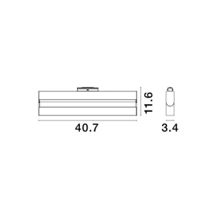 Accesoriu, Modul de iluminat pentru sina magnetica Buxton, Loop sau Sign, RIETI 80483 universul-luminii.ro