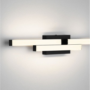 Aplica baie LED, protectie IP44, Aluminiu, Negru, Atom, NVL-9695269 247703 universul-luminii.ro