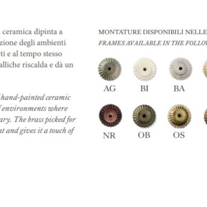 Aplica cu 3 spoturi realizata manual din ceramica SAVONA 127933 universul-luminii.ro