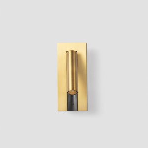 Aplica cu reader LED directionabil stil minimalist GABO USB C bronz - Img 4