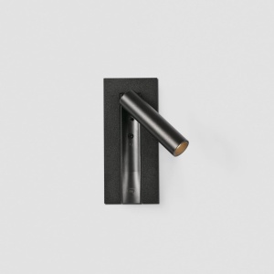Aplica cu reader LED directionabil stil minimalist GABO USB C negru - Img 6