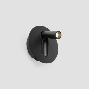 Aplica cu reader LED directionabil stil minimalist TIMIT USB C negru - Img 5