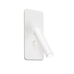 Aplica cu reader LED incastrabila stil minimalist SUAU alba